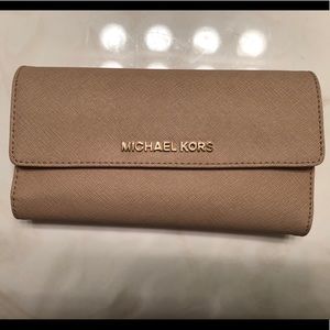Michael Kors tri fold wallet